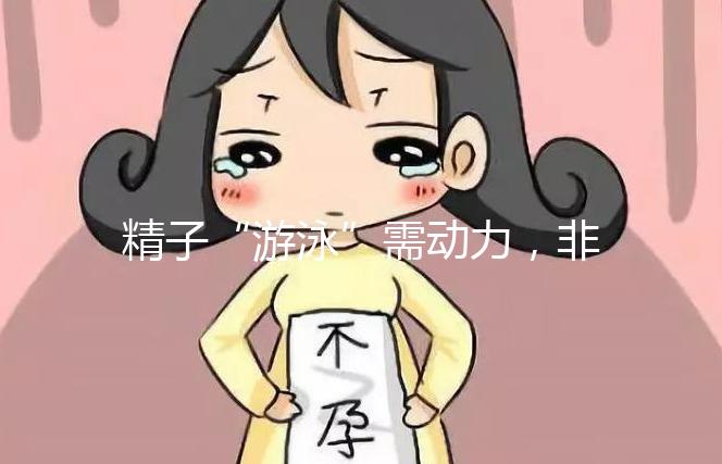 精子“游泳”需動力，非前向運動率低才有好孕