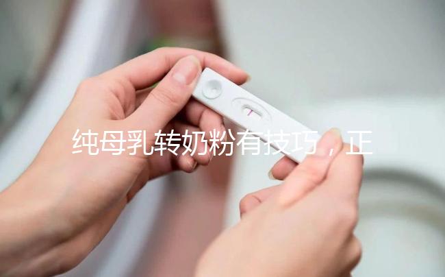 純母乳轉奶粉有技巧，正確喂養可避免惡心、嘔吐