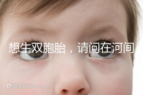 想生雙胞胎，請問在河間市有醫(yī)院能做試管嬰兒嗎？