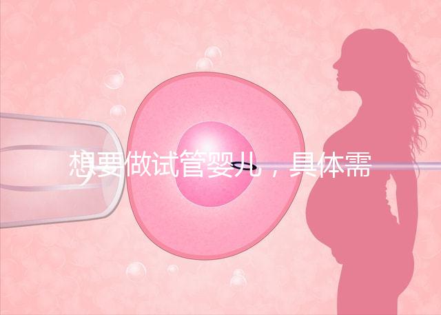 想要做試管嬰兒，具體需要多少的費(fèi)用呢？