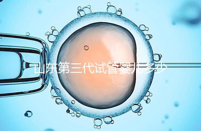山東第三代試管嬰兒多少錢？2025最新收費明細曝光